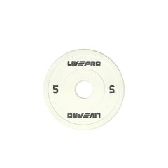 LIVEPRO - URETHANE CHANGE PLATE - URETÁN OLIMPIAI SÚLYTÁRCSA - 5 KG