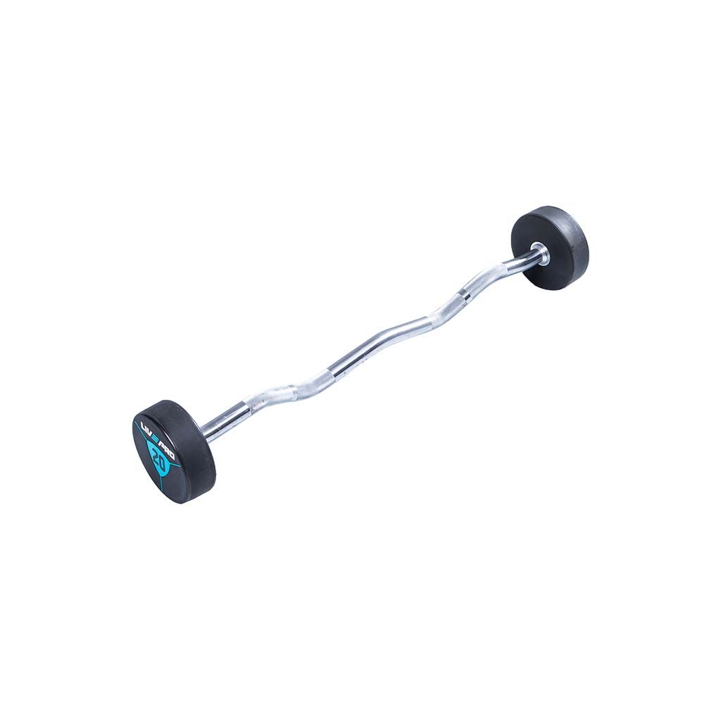 LIVEPRO - EZ CURL URETHANE BARBELL SET - URETÁN KEREKFEJŰ FIXSÚLYOS FRANCIA RÚD SÚLYZÓKÉSZLET - 10-30 KG