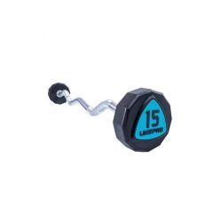 LIVEPRO - 12-SIDED EZ CURL URETHANE BARBELLS - URETÁN FIXSÚLYOS FRANCIARUDAS KÉTKEZES SÚLYZÓKÉSZLET - 10-30 KG