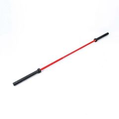LIVEPRO - MEN’S WEIGHTLIFTING BAR-CERAKOTE - SÚLYEMELŐ RÚD, PIROS - 220 CM