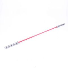 LIVEPRO - WOMEN’S WEIGHTLIFTING BAR-CERAKOTE - SÚLYEMELŐ RÚD, RÓZSASZÍN - 201 CM