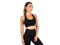 GORILLA WEAR - YAVA SEAMLESS SPORTS BRA - BLACK -  SPORTMELLTARTÓ - FEKETE