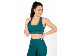 GORILLA WEAR - YAVA SEAMLESS SPORTS BRA - GREEN - SPORTMELLTARTÓ - ZÖLD