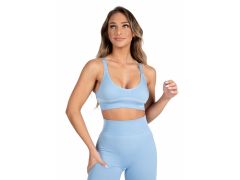 GORILLA WEAR - SELAH SEAMLESS SPORT BRA -LIGHT BLUE -  SPORTMELLTARTÓ - VILÁGOSKÉK