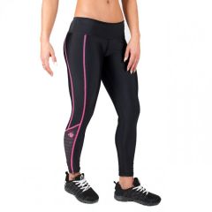  GORILLA WEAR - CARLIN COMPRESSION TIGHTS - LEGGINGS - BLACK/PINK - FEKETE/RÓZSASZÍN