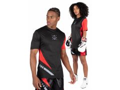 GORILLA WEAR - HORNELL T-SHIRT - BLACK/RED - PÓLÓ - FEKETE/PIROS