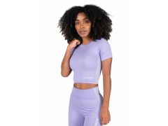  GORILLA WEAR - SELAH SEAMLESS CROP TOP - LILAC - NŐI PÓLÓ - LILA