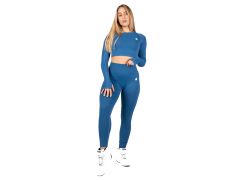 GORILLA WEAR - HILTON SEAMLESS LONGSLEEVE - BLUE - NŐI HOSSZÚUJJÚ - KÉK 
