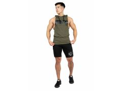 GORILLA WEAR - ROGERS HOODED TANK TOP - ARMY GREEN - FÉRFI TRIKÓ - ZÖLD