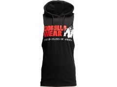 GORILLA WEAR - ROGERS HOODED TANK TOP - BLACK - FÉRFI TRIKÓ - FEKETE