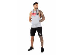 GORILLA WEAR - ROGERS HOODED TANK TOP - GRAY - FÉRFI TRIKÓ - SZÜRKE