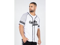 GORILLA WEAR - 82 BASEBALL JERSEY - WHITE - FÉRFI PÓLÓ - FEHÉR