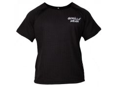 GORILLA WEAR - AUGUSTINE OLD SCHOOL WORKOUT TOP - BLACK - FÉRFI PÓLÓ - FEKETE
