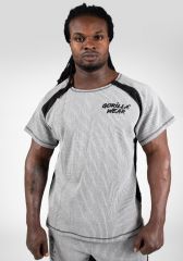  GORILLA WEAR - AUGUSTINE OLD SCHOOL WORKOUT TOP - GRAY - FÉRFI PÓLÓ - SZÜRKE