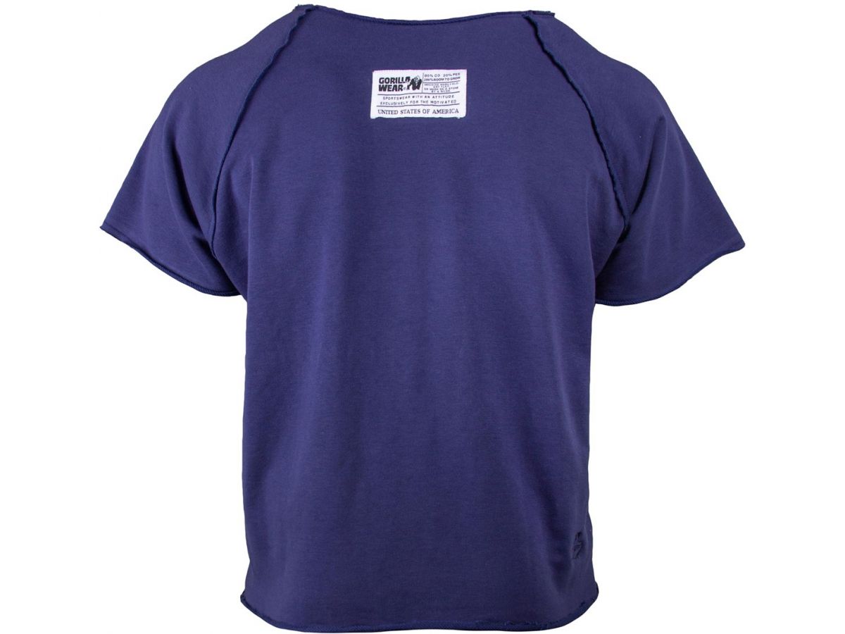 GORILLA WEAR - CLASSIC WORK OUT TOP - KÉK EDZŐ PÓLÓ GORILLA WEAR - CLASSIC WORK OUT TOP - KÉK EDZŐ PÓLÓ