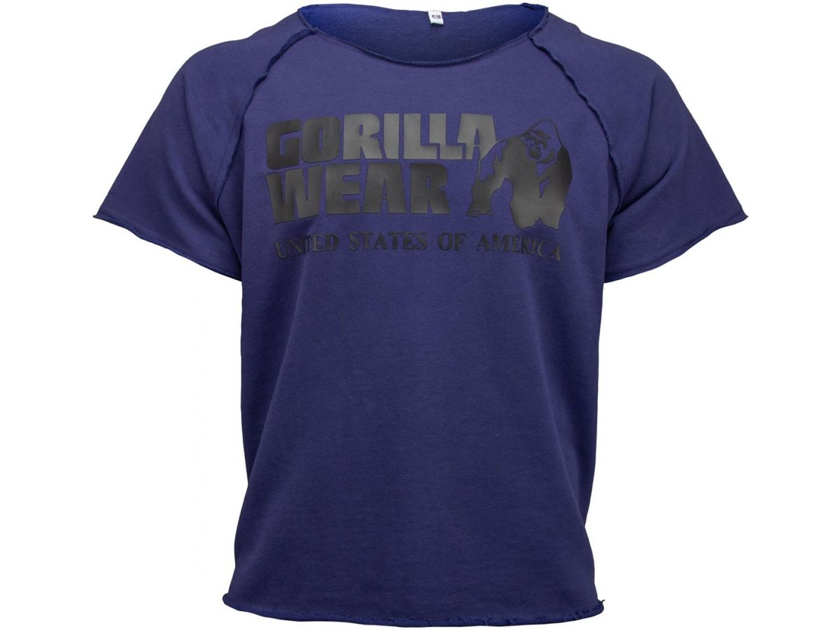GORILLA WEAR - CLASSIC WORK OUT TOP - KÉK EDZŐ PÓLÓ GORILLA WEAR - CLASSIC WORK OUT TOP - KÉK EDZŐ PÓLÓ