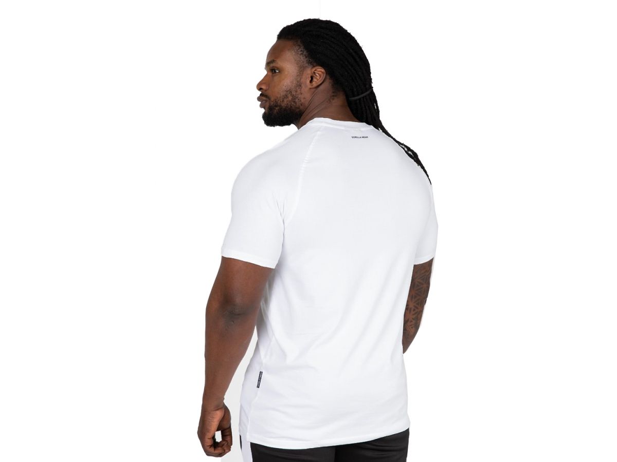 GORILLA WEAR - DAVIS T-SHIRT - WHITE - FÉRFI PÓLÓ - FEHÉR