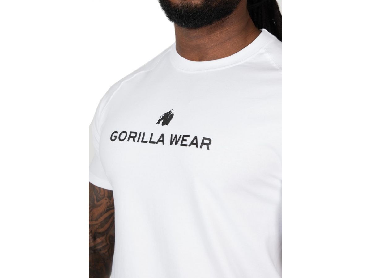 GORILLA WEAR - DAVIS T-SHIRT - WHITE - FÉRFI PÓLÓ - FEHÉR