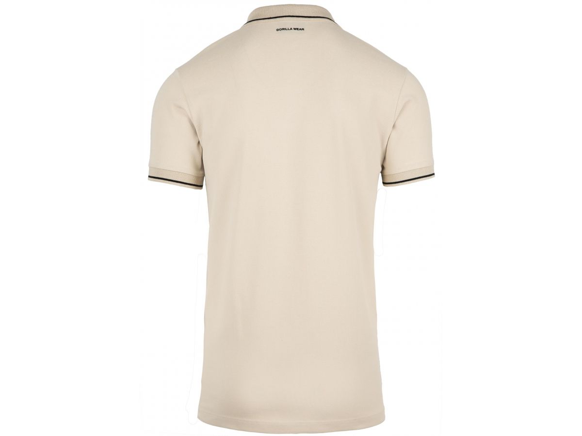 GORILLA WEAR - DELANO POLO - BEIGE/BLACK - DELANO PÓLÓ - BÉZS/FEKETE