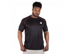 GORILLA WEAR - PERFORMANCE T-SHIRT - BLACK/RED- FÉRFI PÓLÓ - FEKETE/PIROS