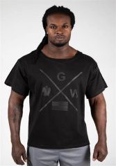 GORILLA WEAR - SHELDON WORKOUT TOP - BLACK - FÉRFI PÓLÓ - FEKETE