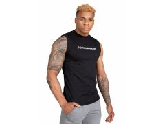 GORILLA WEAR - SORRENTO SLEEVELESS T-SHIRT - BLACK - FÉRFI PÓLÓ - FEKETE