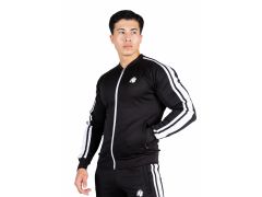 GORILLA WEAR - RIVERSIDE TRACK JACKET - BLACK - FÉRFI CIPZÁRAS FELSŐ - FEKETE