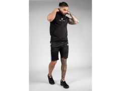 GORILLA WEAR - LINCOLN SLEEVELESS HOODIE - BLACK - FÉRFI KAPUCNIS FELSŐ - FEKETE