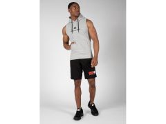 GORILLA WEAR - LINCOLN SLEEVELESS HOODIE - GRAY- FÉRFI KAPUCNIS FELSŐ - SZÜRKE