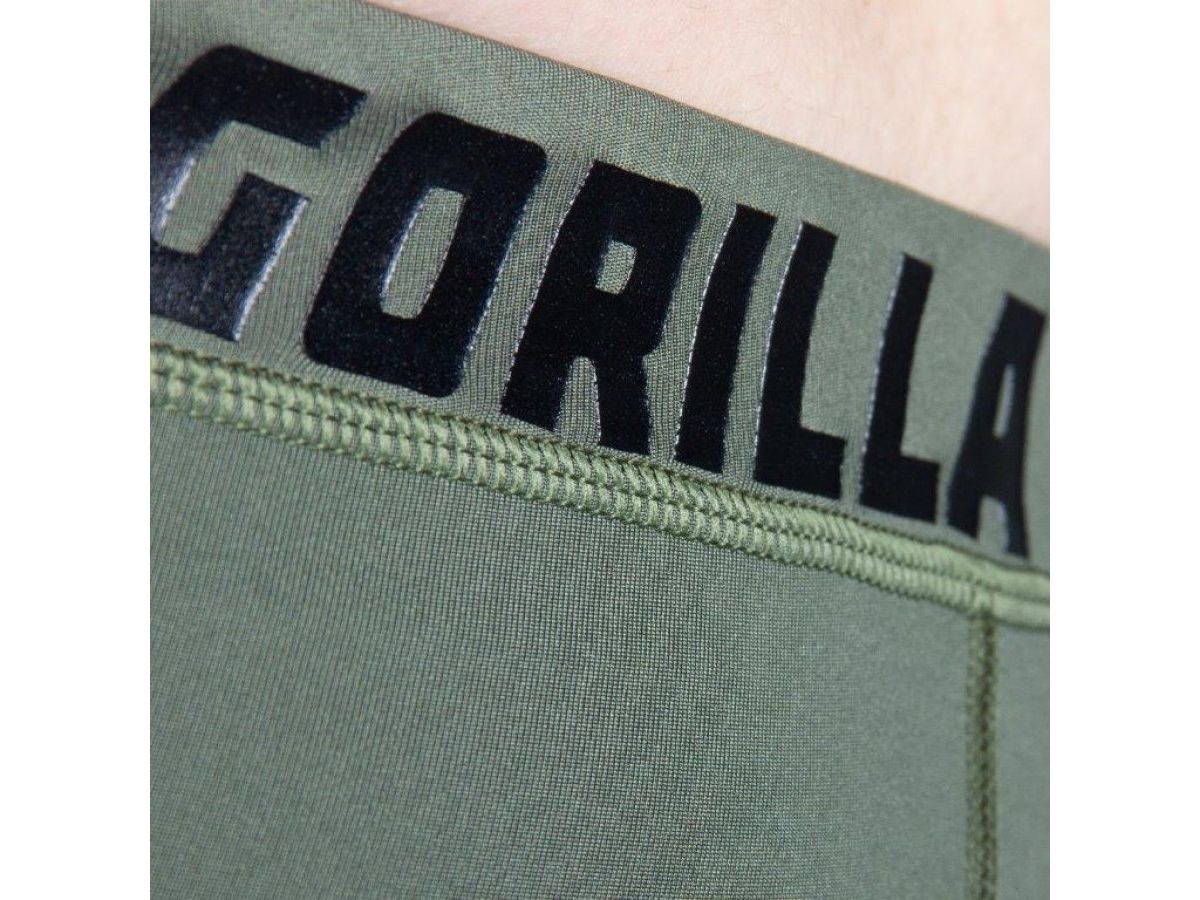 GORILLA WEAR - SMART TIGHTS - ARMY GREEN - FÉRFI LEGGINGS - ZÖLD