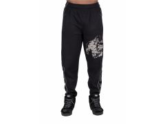 GORILLA WEAR - BUFFALO OLD SCHOOL WORKOUT PANTS - BLACK/GRAY - FÉRFI HOSSZÚNAFRÁD - FEKETE/SZÜRKE