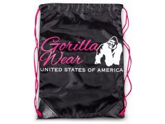 GORILLA WEAR - DRAWSTRING BAG - BLACK/PINK - TORNAZSÁK - FEKETE/PINK