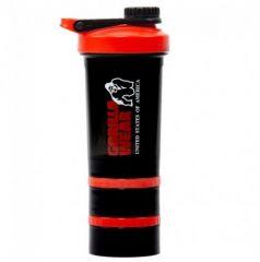 GORILLA WEAR - SHAKER 2 GO - BLACK/RED - FEKETE/PIROS