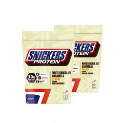 SNICKERS - HI - PROTEIN POWDER - WHITE CHOCOLATE -  FEHÉRJEPOR - FEHÉR CSOKOLÁDÉ - 2X455 G