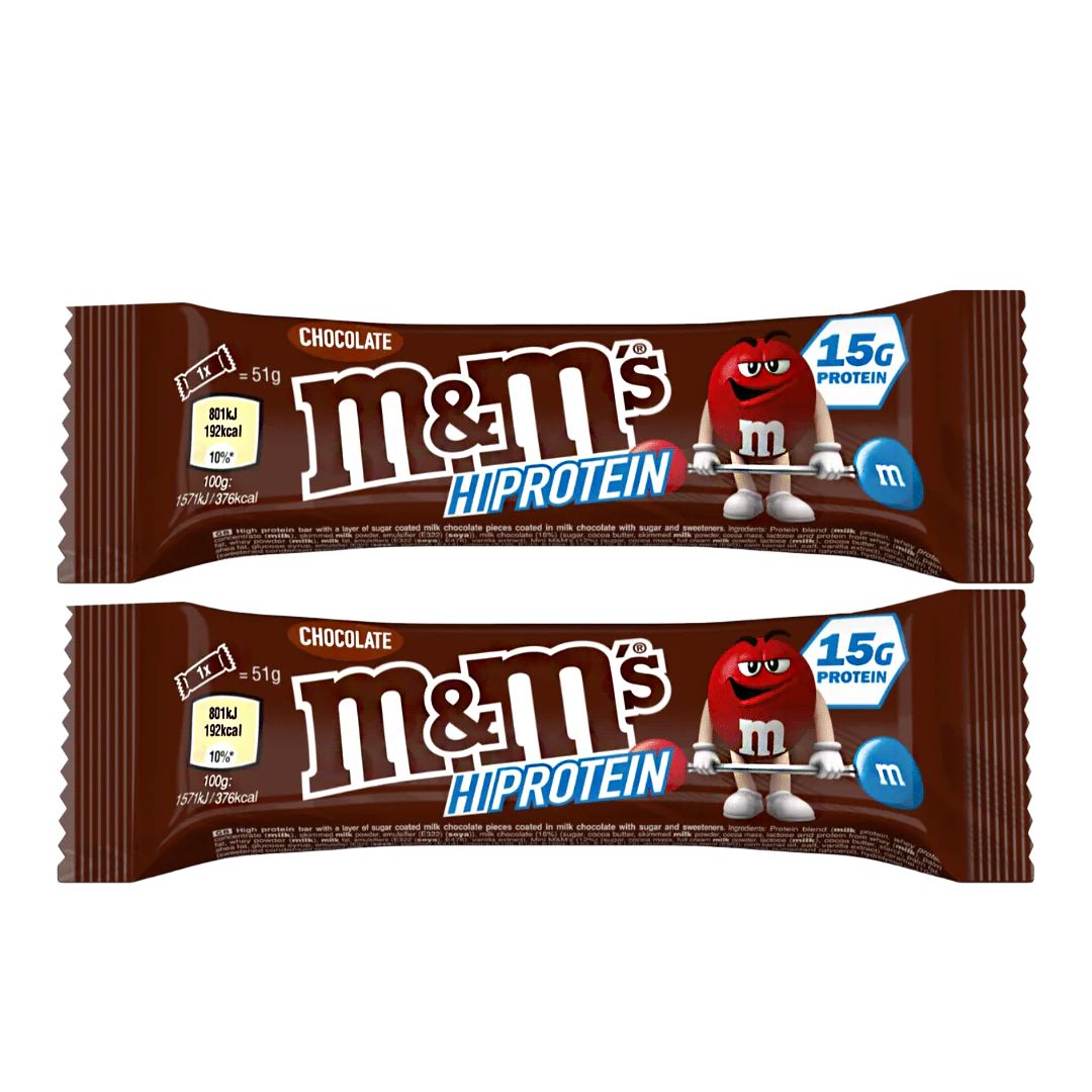 M&M'S - HI - PROTEIN CHOCOLATE BAR - FEHÉRJESZELET - 2X51 G