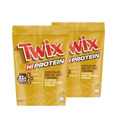TWIX - HI - PROTEIN POWDER - CHOCOLATE BISCUIT & CARAMEL -  FEHÉRJEPOR - 2X455 G