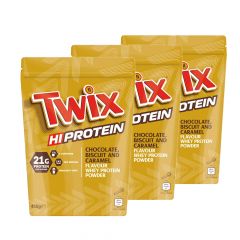 TWIX - HI - PROTEIN POWDER - CHOCOLATE BISCUIT & CARAMEL -  FEHÉRJEPOR - 3X455 G