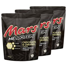 MARS - HI - PROTEIN POWDER - CHOCOLATE & CARAMEL -  FEHÉRJEPOR - 3x875 G
