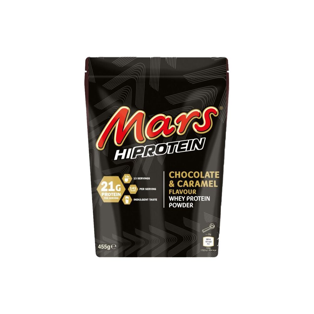 MARS - HI - PROTEIN POWDER - CHOCOLATE & CARAMEL -  FEHÉRJEPOR - 455 G