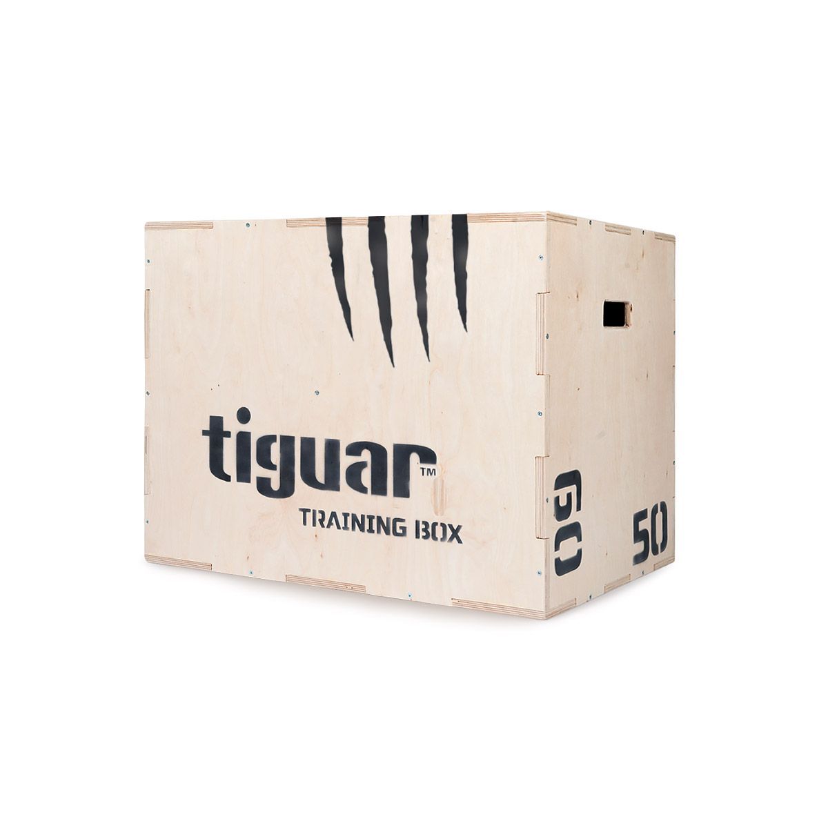 TIGUAR - WOODEN PLYOMETRIC TRAINING BOX - PLIOMETRIKUS DOBOZ FÁBÓL - 50x60x75 CM