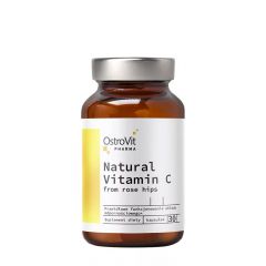 OSTROVIT - PHARMA NATURAL VITAMIN C - FROM ROSE HIPS - C VITAMIN - CSIPKEBOGYÓBÓL - 30 KAPSZULA