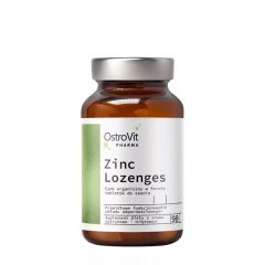 OSTROVIT - PHARMA ZINC LOZENGES - CINK RÁGÓTABLETTA - CITROMOS MENTÁS - 90 TABLETTA