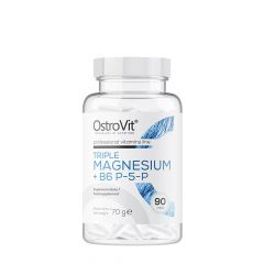 OSTROVIT - TRIPLE MAGNESIUM + B6 P-5-P - MAGNÉZIUM B6 VITAMINNAL - 90 KAPSZULA