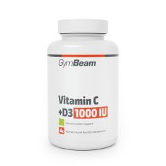 GYMBEAM - VITAMIN C + D3 - 1000 IU - 90 KAPSZULA
