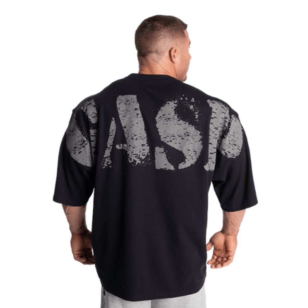 GASP INC - IRON THERMAL TEE - FÉRFI PÓLÓ - FEKETE
