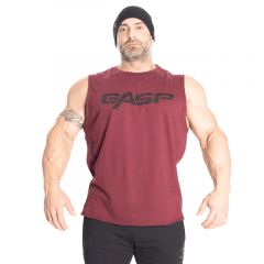 GASP INC - VINTAGE TANK - EDZŐTRIKÓ - GESZTENYEBARNA