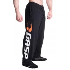 GASP INC - SWEATPANTS - FÉRFI MELEGÍTŐNADRÁG - FEKETE/NARANCS
