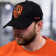 GASP INC - RELENTLESS CAP - FÉRFI SAPKA - FEKETE/NARANCS