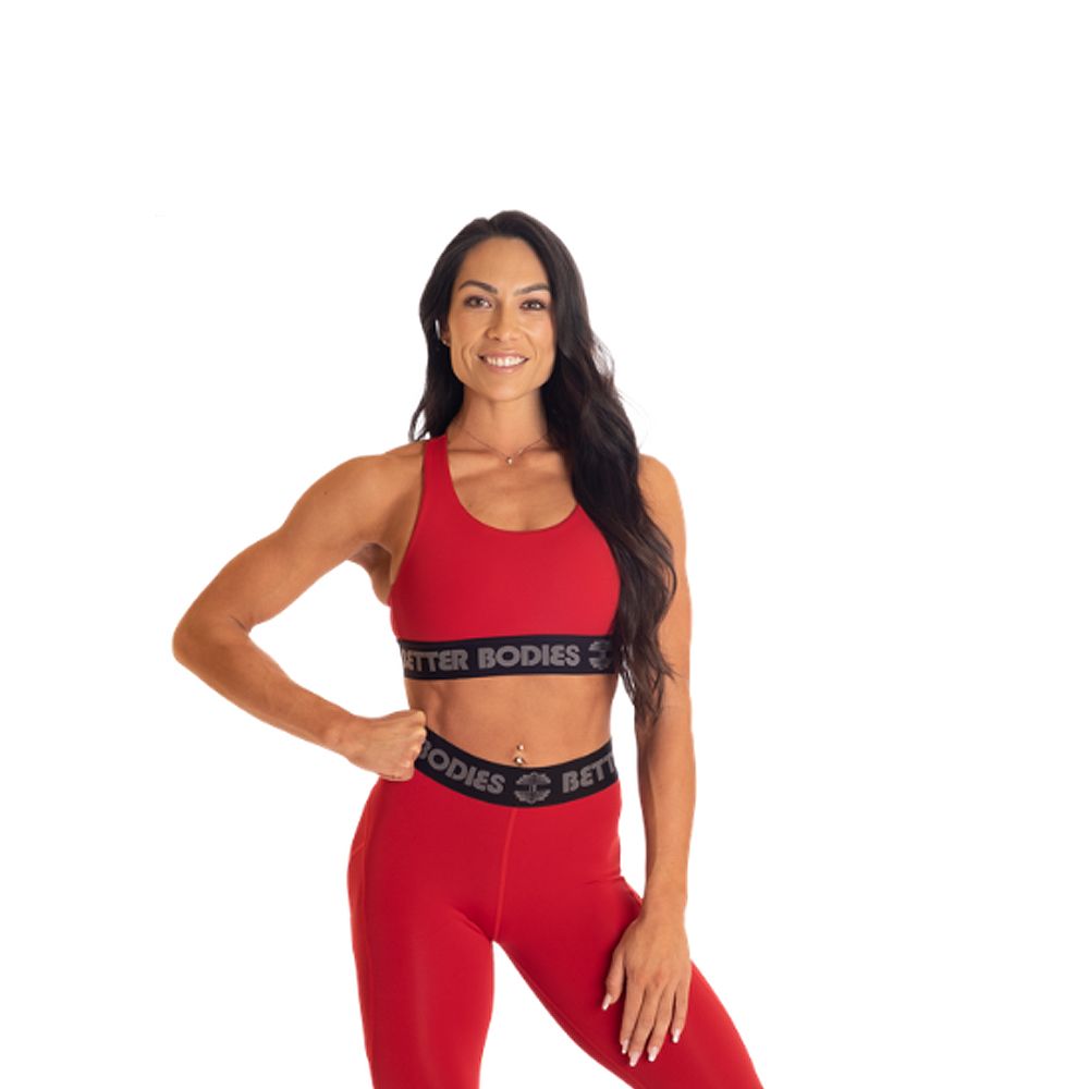 BETTER BODIES - CLASSIC SPORT BRA - CHILI RED - SPORTMELLTARTÓ - PIROS BETTER BODIES - CLASSIC SPORT BRA - CHILI RED - SPORTMELLTARTÓ - PIROS