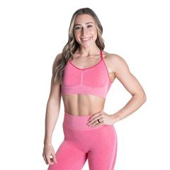 BETTER BODIES - CURVE SCRUNCH BRA - HOTPINK MELANGE - SPORTMELLTARTÓ - PINK